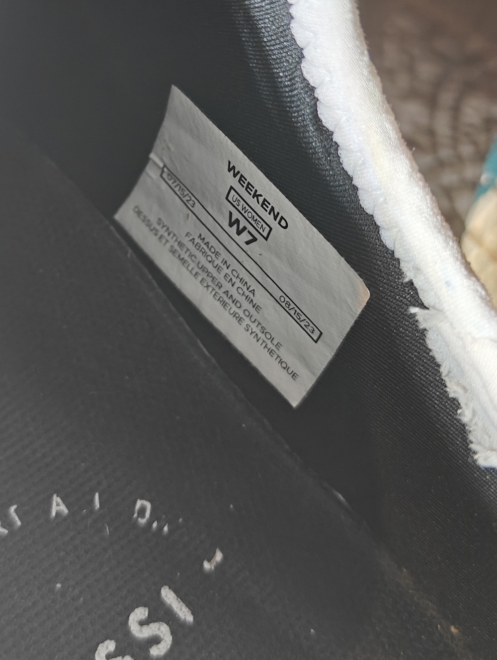 VESSI Weekend Waterproof White Knit Casual Off White Lace Up Sneaker Women's 7 - Picture 9 of 9